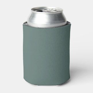 Solid Eucalyptus Green Color | Hex# 5B7570 Can Cooler