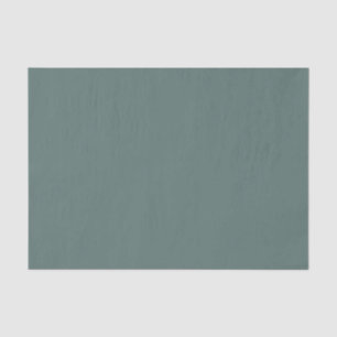 Solid Eucalyptus Green Color Hex# 5B7570 Tissue Paper