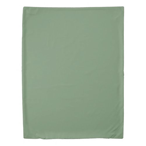 Solid Fern Green by Premium Collections Duvet Cover