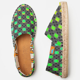 Solid Four Star Circle Cross by Kenneth Yoncich Espadrilles