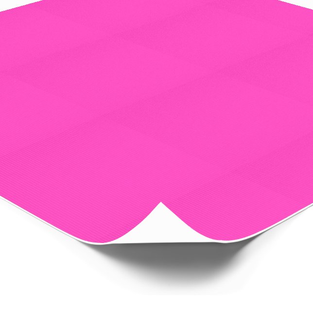 Solid Fuchsia Pink Color | Hex# E93CAC Temporary Tattoos (Angled)