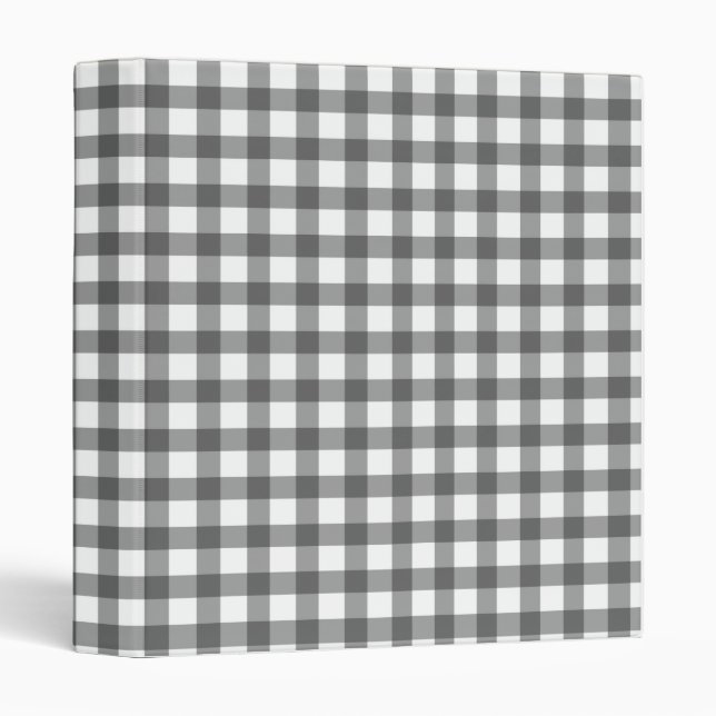Solid Gingham Binder (Front/Spine)