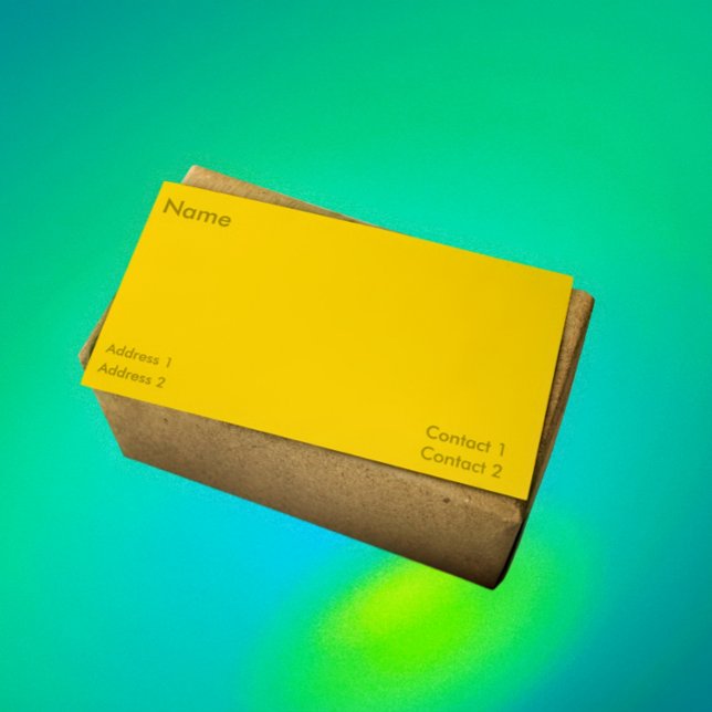 solid gold color - modern business card (Creator Uploaded)