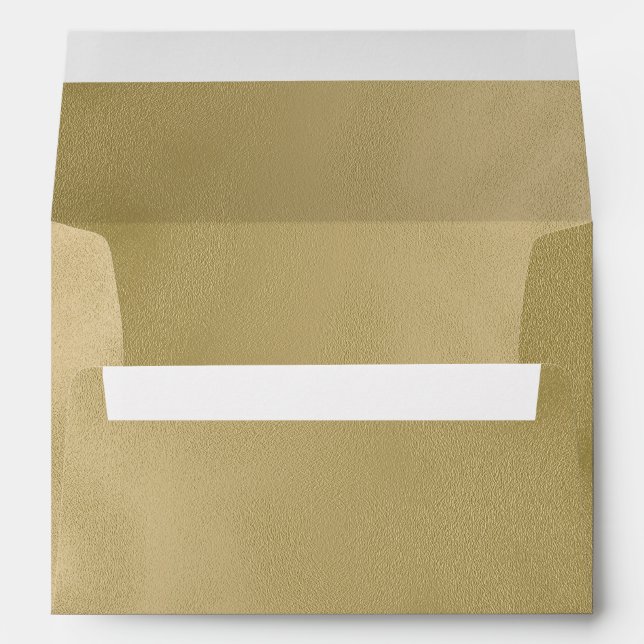 Solid Gold Color Ombre  Envelope (Back (Bottom))