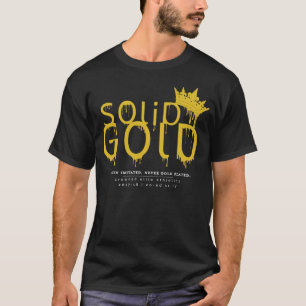 SOLID GOLD: FRONT LOGO T-Shirt