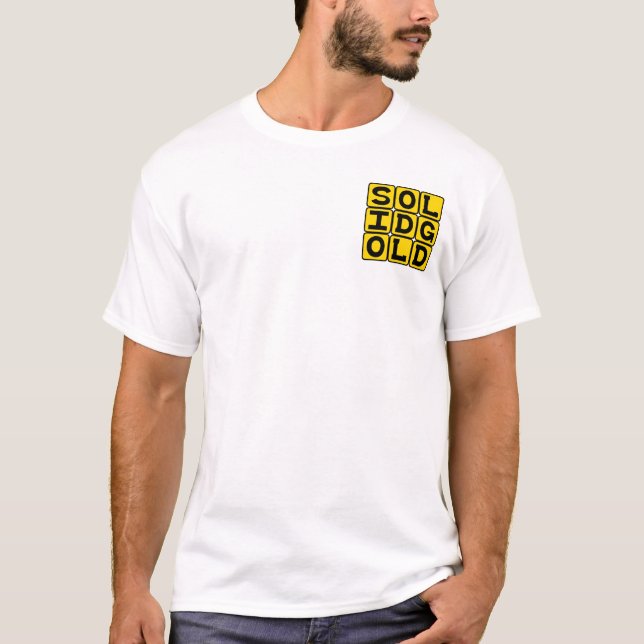 Solid Gold, Internet Meme T-Shirt (Front)