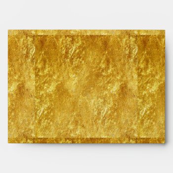 Solid Gold Invite Envelope by WeddingButler at Zazzle