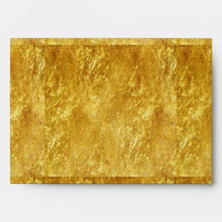 Solid Gold Invite Envelope