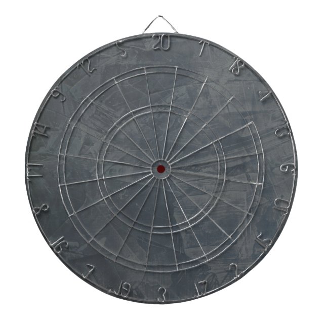 Solid Gray Dart Board (Front)