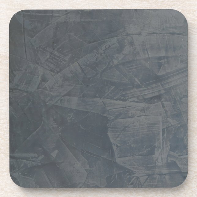 Solid Gray Drink Coaster (Front)