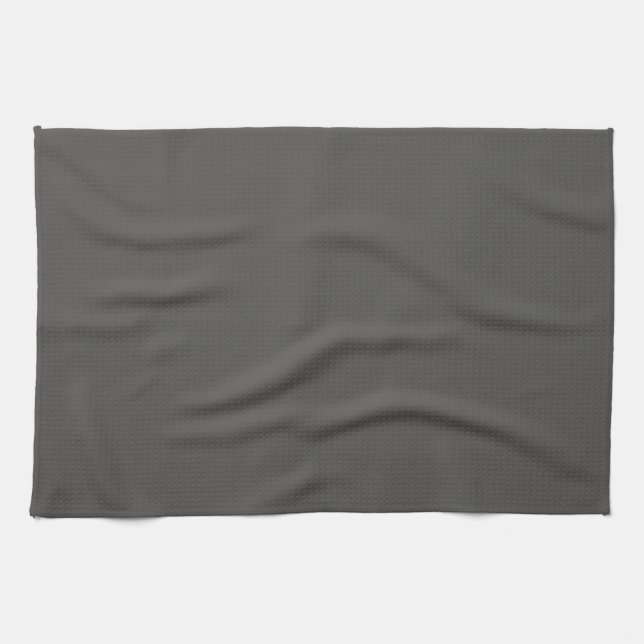 Solid Gray Kitchen Towel (Horizontal)