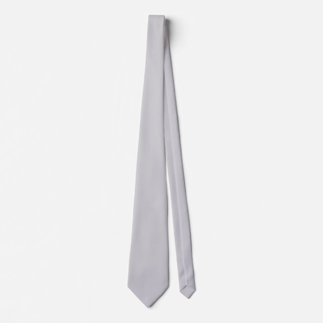 Solid Gray Neck Tie (Front)
