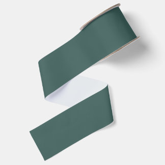 Solid gray turquoise grosgrain ribbon