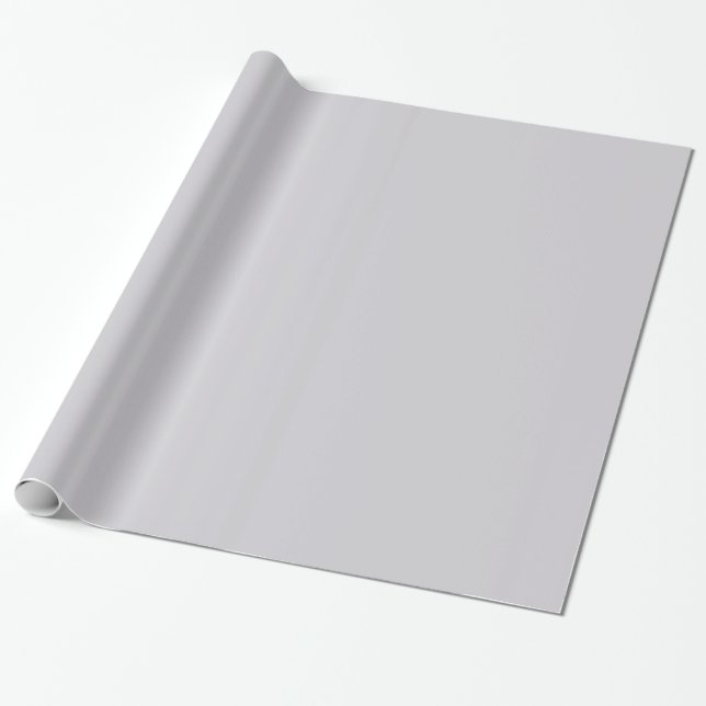 Solid Gray Wrapping Paper (Unrolled)