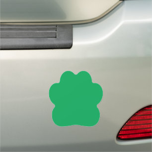 Solid Green Background Car Magnet