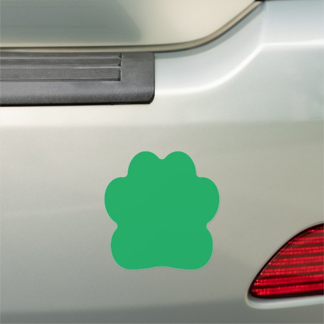 Solid Green Background  Car Magnet (In Situ)