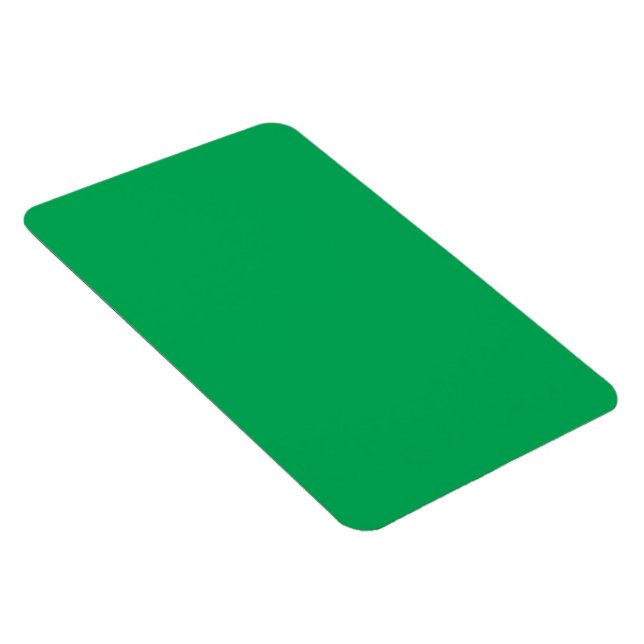 Solid Green Background  Magnet (Right Side)