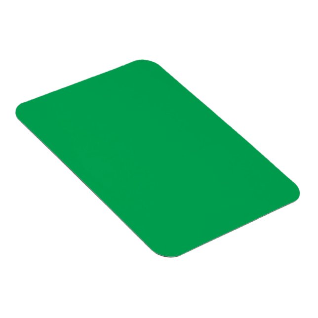 Solid Green Background  Magnet (Right Side)