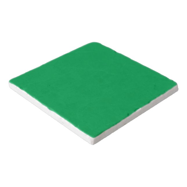 Solid Green Background  Trivet (Corner)