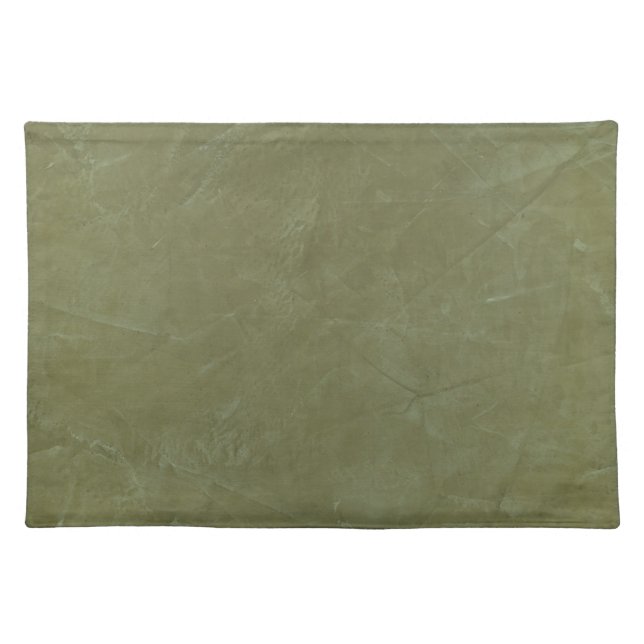 Solid Green Cloth Placemat (Front)