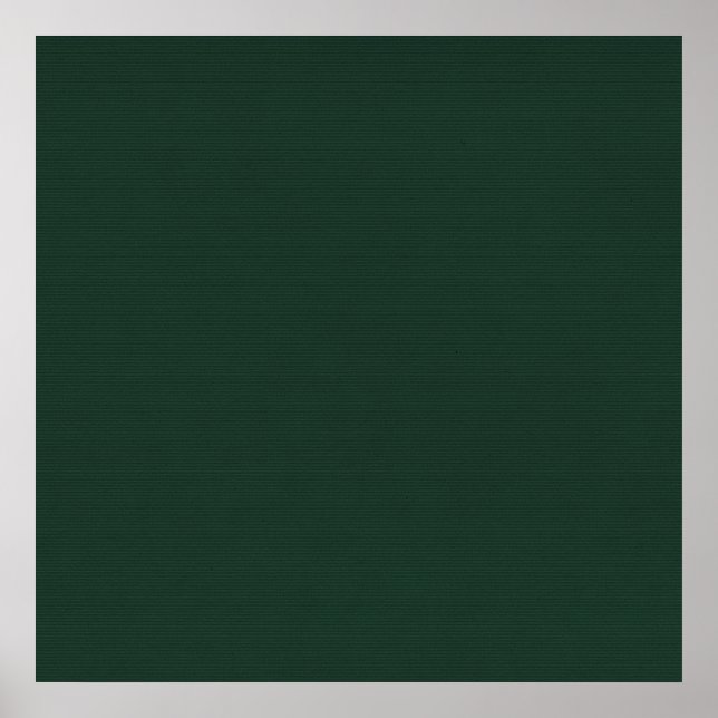 solid-green DARK MUSTY FOREST GREEN BACKGROUNDS TE Poster (Front)