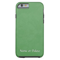 Solid Green Marble Personalized iPhone 6 Case