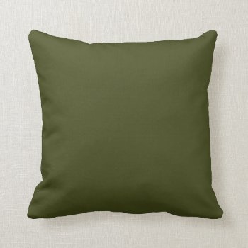 Solid Green Matches Vintage Hydrangea Throw Pillow by randysgrandma at Zazzle