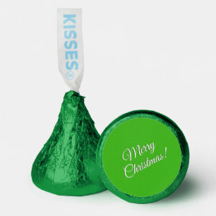 Solid Green Merry Christmas Hershey®'s Kisses®