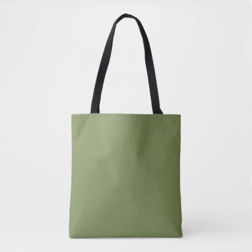 Solid Green Olive Drab by Premium Collections Tote Bag
