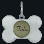 Solid Green Pet Tag<br><div class="desc">Solid Green</div>