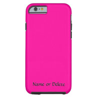 Solid H ot Pink Personalized iPhone 6 Case