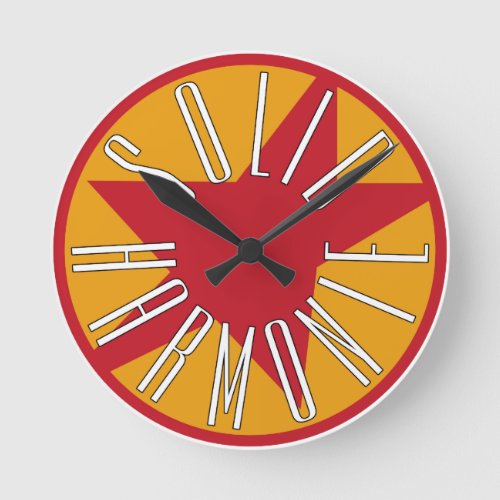 Solid HarmoniE Classic Logo Round Clock