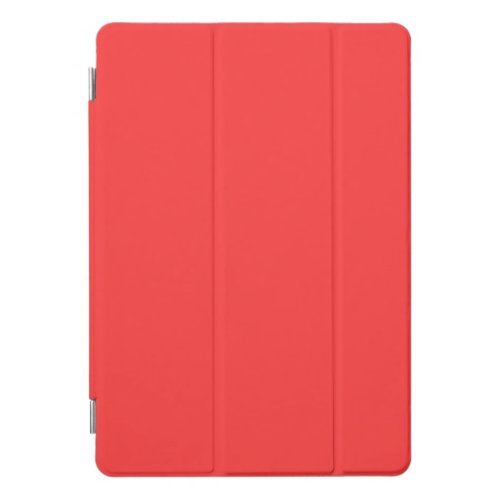 Solid hot coral red iPad pro cover