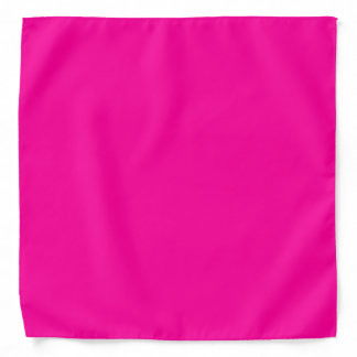 Solid Hot Pink Bandana