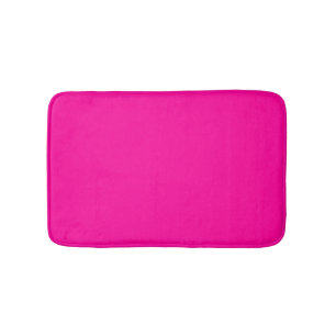 Solid Hot Pink Bathroom Mat