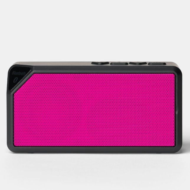 Solid Hot Pink Bluetooth Speaker (Front)