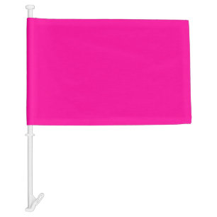 Solid Hot Pink Car Flag