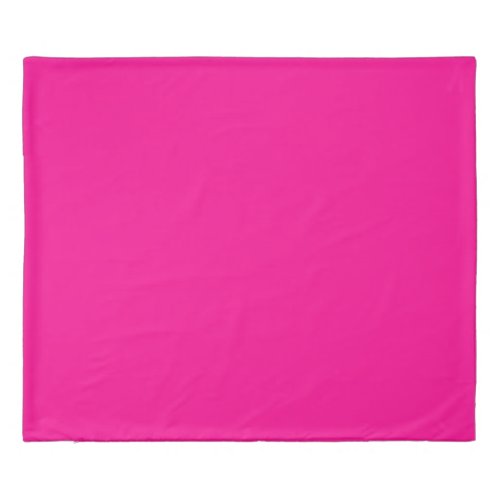 Solid Hot Pink Duvet Cover