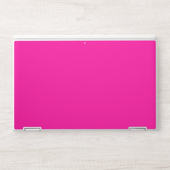 Solid Hot Pink HP Laptop Skin (Front)