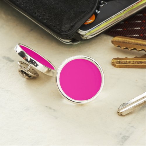 Solid Hot Pink Lapel Pin