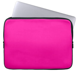Solid Hot Pink Laptop Sleeve