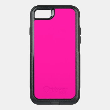 Solid Hot Pink Otterbox Commuter Iphone Se/8/7 Case by kahmier at Zazzle