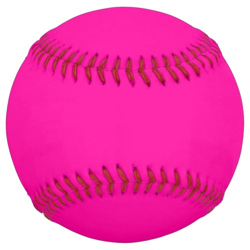 Solid Hot Pink Softball