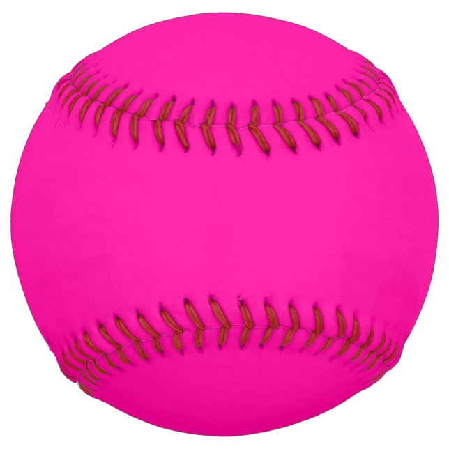 Solid Hot Pink Softball (Front)