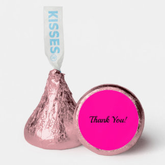 Solid Hot Pink Thank You Hershey®'s Kisses®