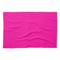 Solid Hot Pink Towel