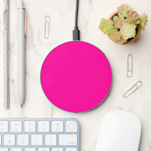 Solid Hot Pink Wireless Charger