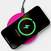 Solid Hot Pink Wireless Charger (Phone)