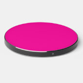 Solid Hot Pink Wireless Charger (Front 2)