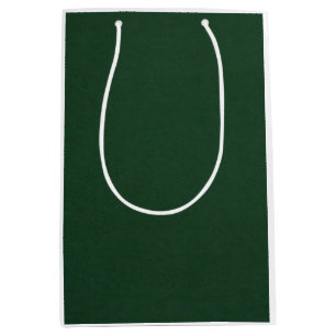 Solid Hunter Green Medium Gift Bag